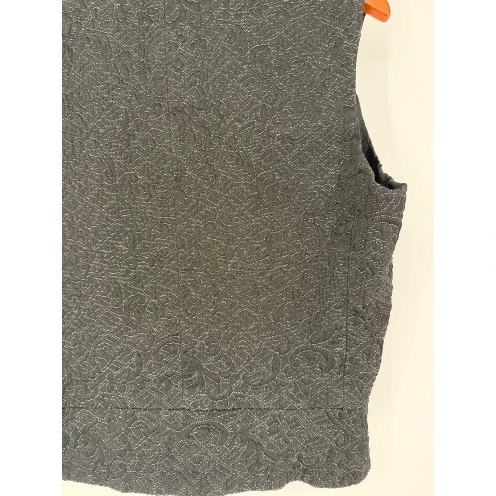 Liz Claiborne Womens Vest 12 Vintage 90s Whimsigoth Dark Academia Corporate Goth